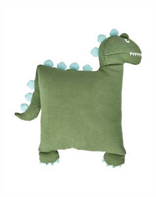 Dino Baumwollkissen - Grün